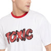 Red Toxic Oversized Tshirt And Shorts Clothing Set