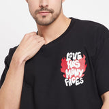 Black Love Graphic Oversized Tshirt