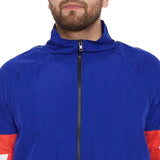 Blue Nylon Taped Wind Breaker Jacket