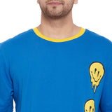 Melted Smiley Oversized Graphic Tshirt