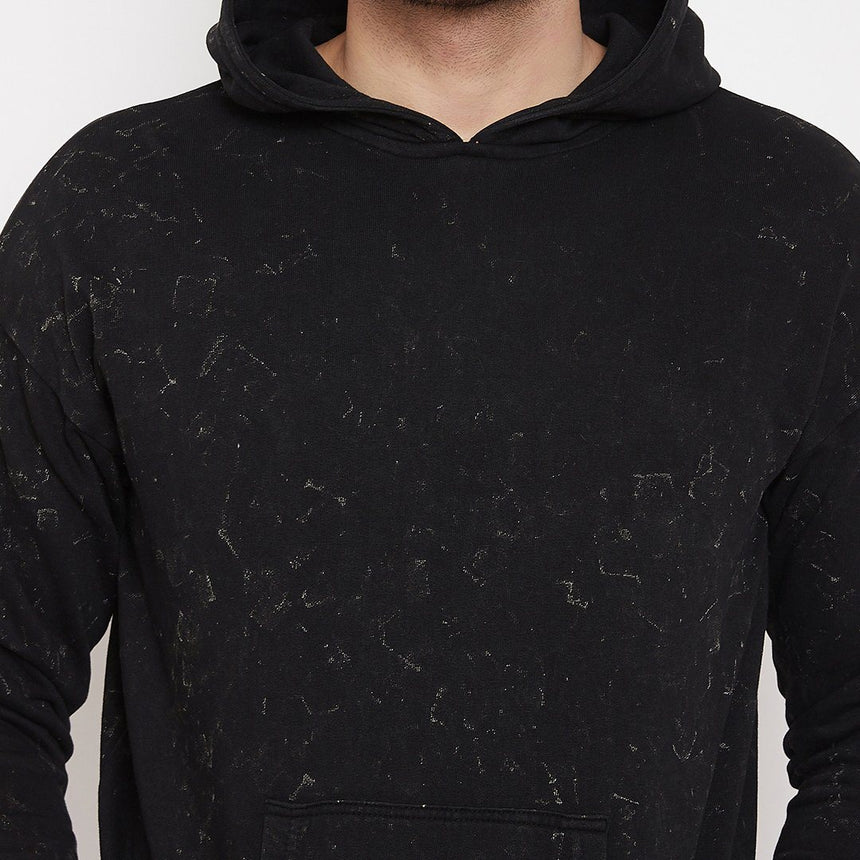 Acid Drop Shoulder Hooded Sweatshirt