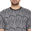 Charcoal & Black Simpsons Oversized Combo Set