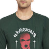 Mose Green Invasions Printed Tshirt
