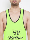 Neon Stringer Gym  Vest