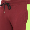 Wine and Orange Cut & Sew Trackpants