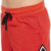 Red Patched Basketball Shorts
