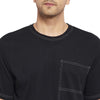 Black Oversized Carpenter Tshirt & Cargo Shorts Clothing Set