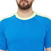 Electric Blue Reflective Taped Tshirt and Shorts Combo Suit