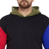 Black Multicoloured Oversized Pocket Combo Tracksuit