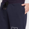 Navy Relaxed Fit Graphic Shorts