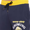 NAVY GROW GRAPHIC RELAXED FIT SHORTS