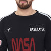 Black NASA Space Reflective Sweatshirt Sweatshirts - Fugazee