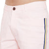 Baby pink rainbow Taped shorts