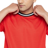 Red Mesh Basketball Tshirt