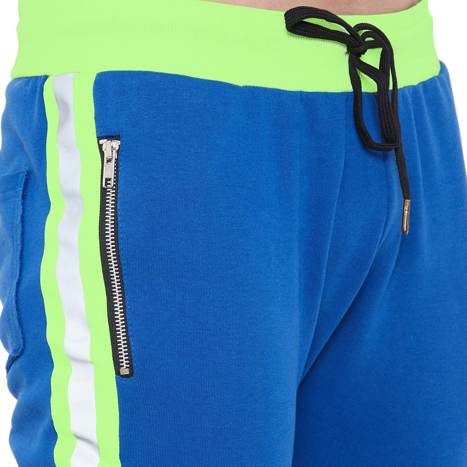 Neon sales blue joggers