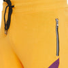 Purple On Lemon Cut & Sew Sweatpants Joggers - Fugazee