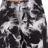Smoke Tie-Dye Baggy Pants