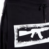 Black Layered Joggers Joggers - Fugazee