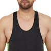 Neon Active Cut and Sew Vest and Shorts Clothing Set