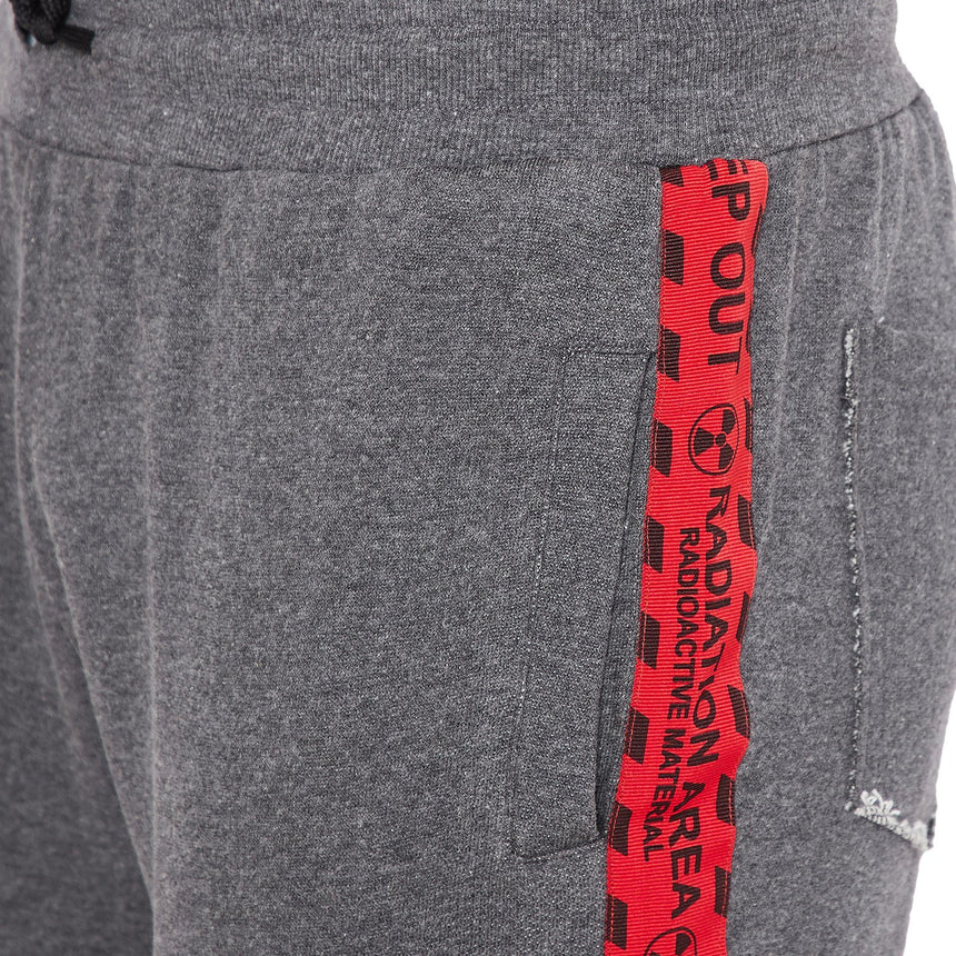 Charcoal RadioActive Taped  SweatPants Joggers - Fugazee