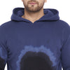 Navy Ombre Oversized Hooded Sweatshirt
