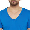 Electric Blue V-Neck Tee