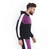 Lilac Contrast Hooded Sweatshirt Sweatshirts - Fugazee
