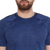 Blue Melange Active Tshirt T-Shirts - Fugazee