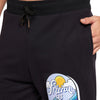 Black Oversized Af Patch Jogger