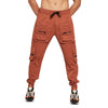 Rust Zipped Cargo Pocket  Trackpant