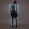 Black Scuba Reflective Sweatshirt and Sweatpants Combo Jogsuit Suits - Fugazee