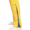 Yellow Flared Snap button Jogger