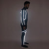 Black Scuba Reflective Sweatshirt and Sweatpants Combo Jogsuit Suits - Fugazee