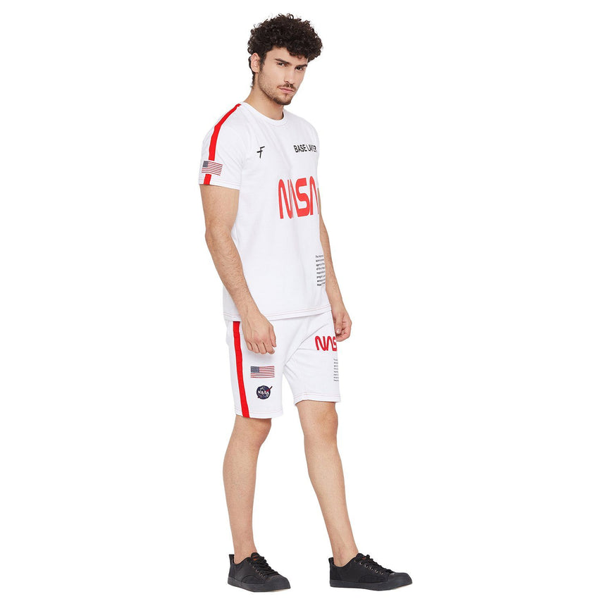 White Nasa Base Layer Combo Summer Suit Suits - Fugazee