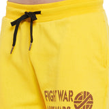 Brown & Yellow Oversized Wars Graphic Clothing Set Clothing Set Fugazee 