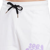 Plum Oversized Printed Tshirt & Shorts Clothing Set