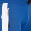 Electric Blue Cut & Sew Tshirt & Sweatpants Combo Suit Suits - Fugazee