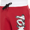 Red Toxic Oversized Tshirt And Shorts Clothing Set