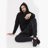 Acid Drop Shoulder Hooded Sweatshirt