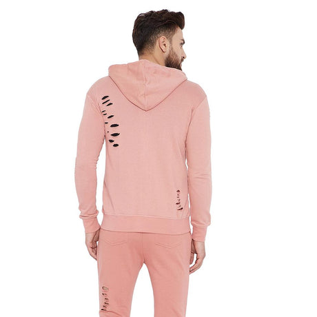 Dusty Rose Hoodie Sweatshirts - Fugazee