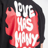 Black Love Graphic Oversized Tshirt