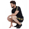 Black Scuba Venetian Shorts Shorts - Fugazee