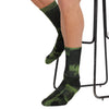 Black Tie Dye Shirt And Shorts Clothing Set with Matching Socks
