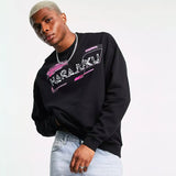 Black Harajuku Oversized Sweatshirt