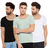 Deep Scoop Neck T-Shirts Pack of 3