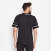 Black Mesh BaseBall Jersey Shirt Shirts - Fugazee