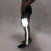 Black Reflective Cargo Taped Joggers Joggers - Fugazee