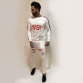 White Nasa Space Tracksuit