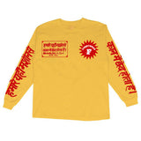 Yellow Desi Graphic Long Sleeve Tshirt T-shirts Fugazee 
