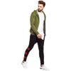 Olive Ripped Hoodie Sweatshirts - Fugazee